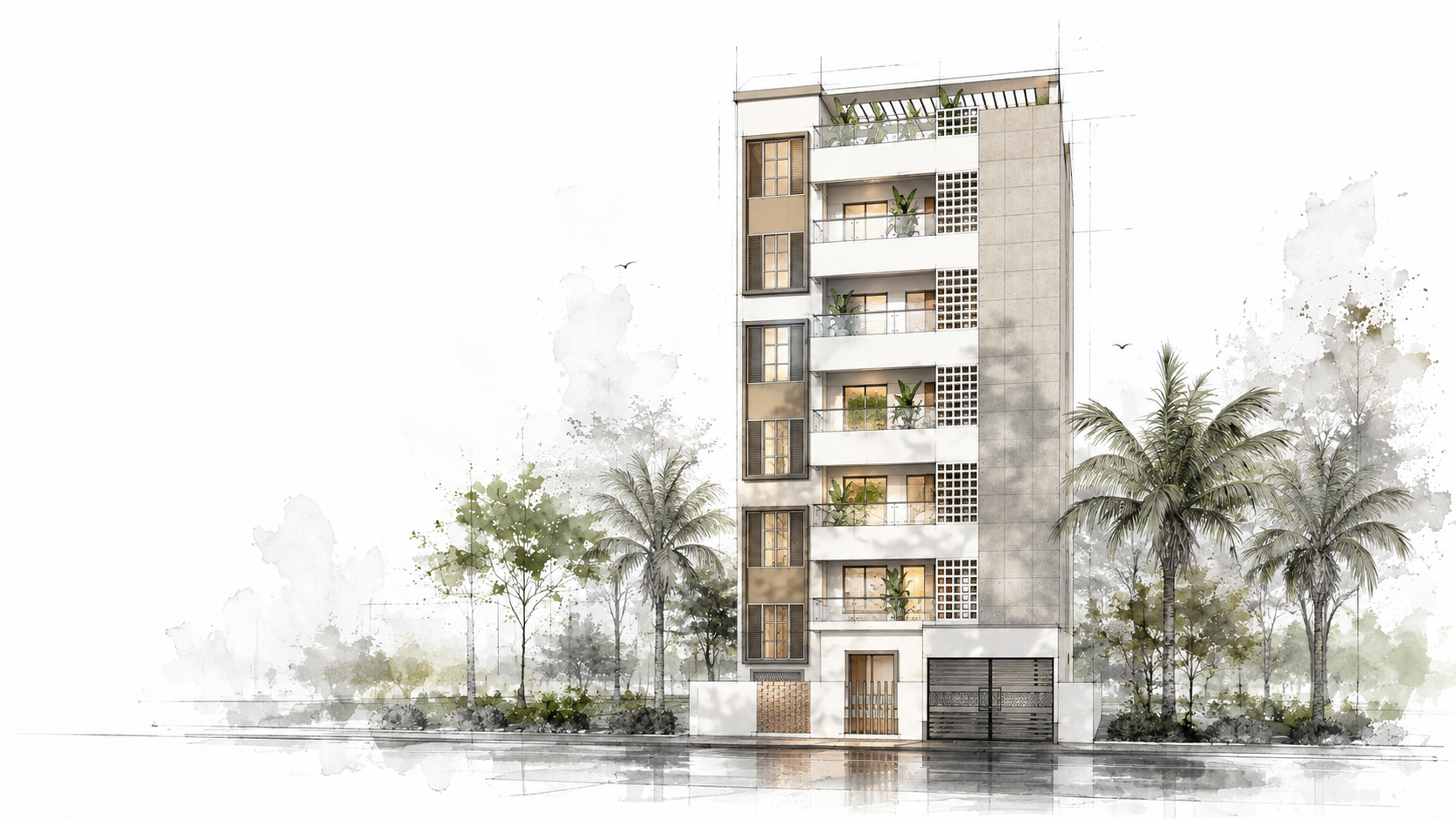Contemporary architecture project by Sthapon Architects in Sylhet